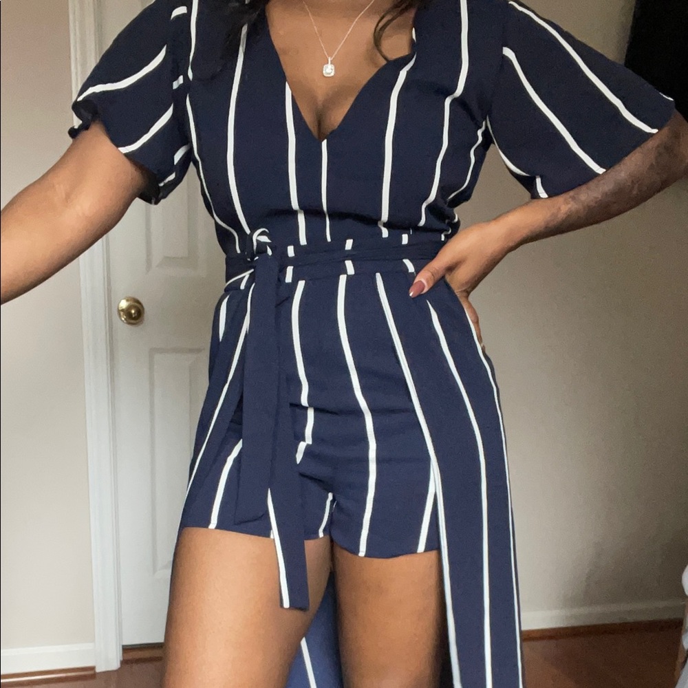 Striped Romper/Jumpsuit — Get 10% off Regular price!
